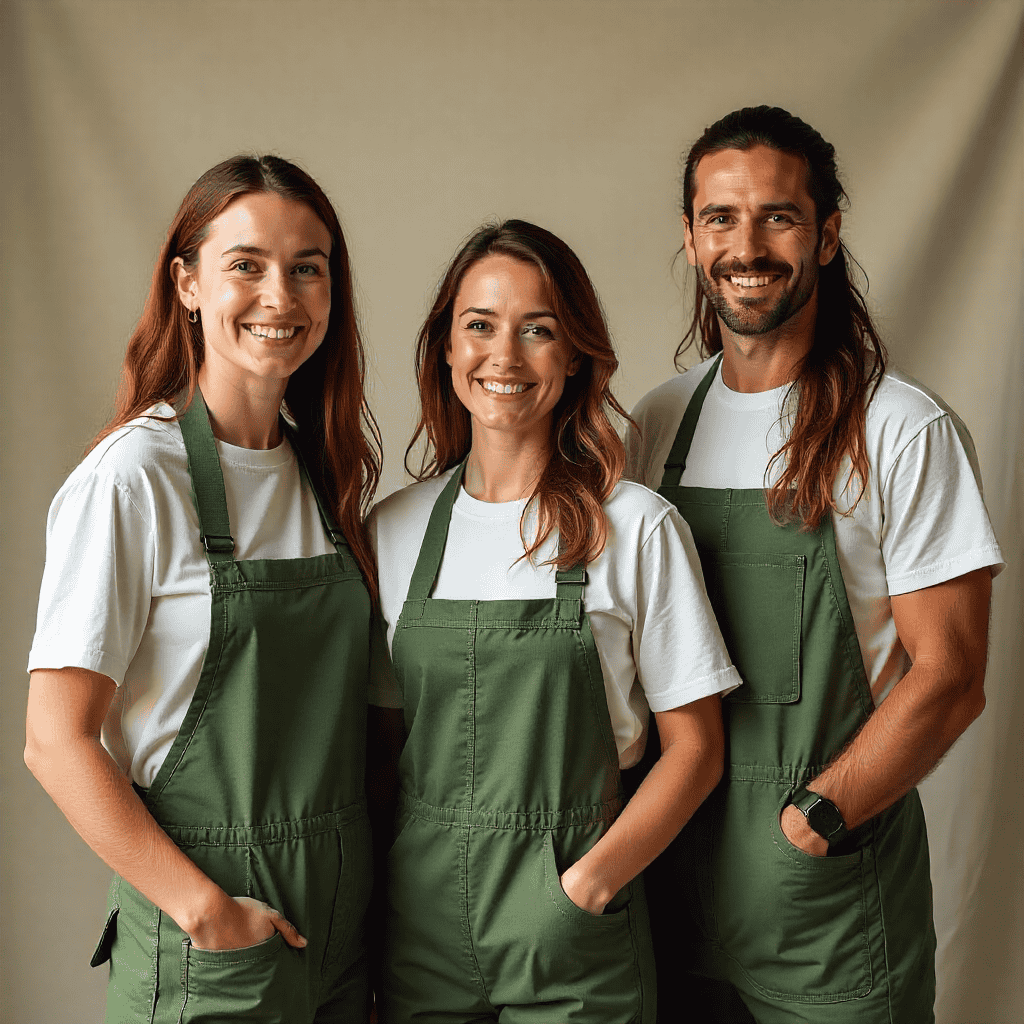 Modern drip irrigation system watering garden plants efficiently